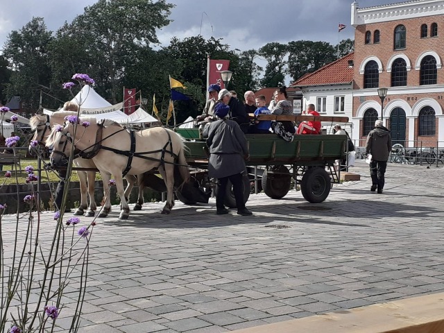 Kørsel med Fruevognen og turvognen ...