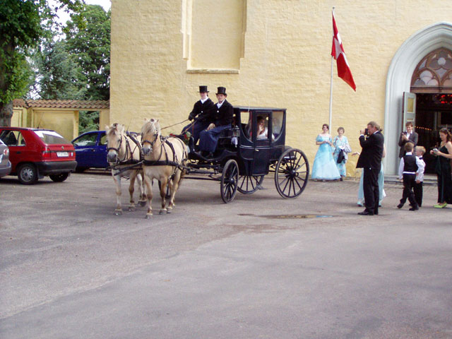 Familien Nielsen ved Faaborg kirke