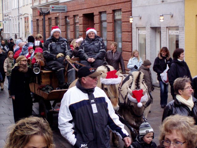 Julekørsel med hestevogn